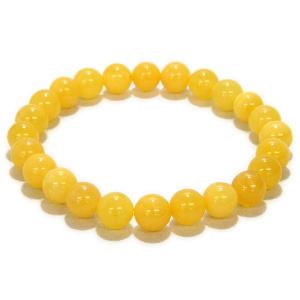 ハニーアンバー ブレスレット 琥珀 バルト海産 8-9.5mm 16cm 天然石