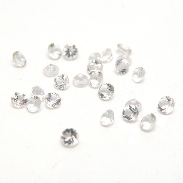 ローズクォーツ ラウンドカット 約2.5mm ルース 1個 裸石 天然石