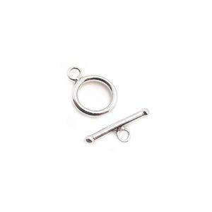 SV925 マンテル 留め具 Ring L20xW16mm Bar 24mm /1個/ 無垢 シルバー