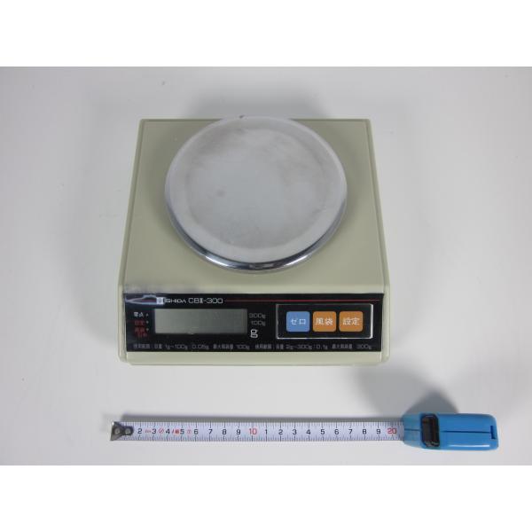 【中古】電子天秤（300ｇ/0.1ｇ・100ｇ/0.05ｇ）　CBII-300　ISHIDA イシダ...