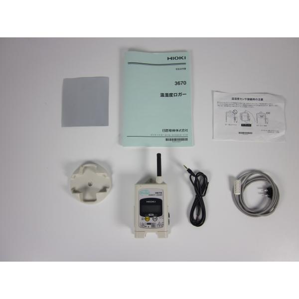 【中古】温湿度ロガー　3670　温湿度センサ　9680-50　日置電機 HIOKI　3m9916　★...