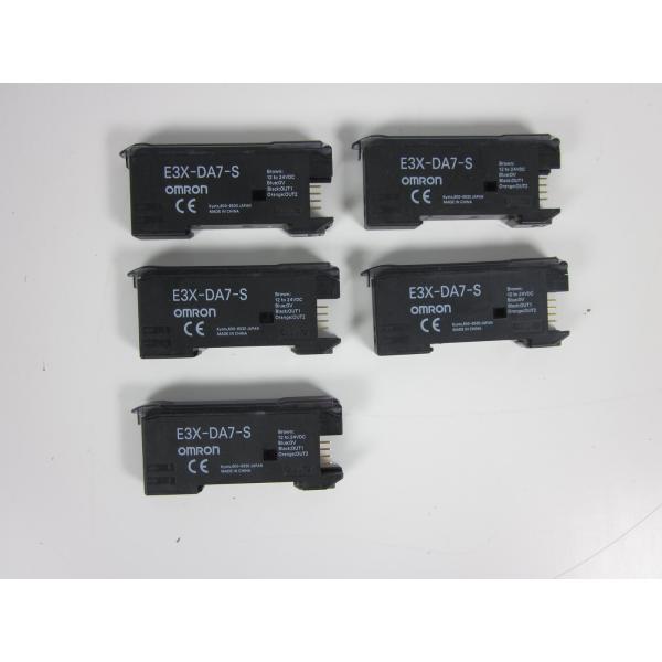 【中古】高機能デジタルファイバセンサ E3X-DA7-S（5台セット）　オムロン omron プログ...