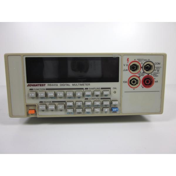 【中古】デジタルマルチメータ　R6441A　アドバンテスト ADVANTEST　ADC　エーディーシ...