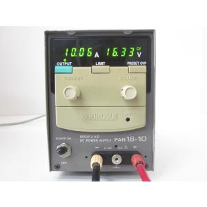 中古】直流安定化電源 PA18-6A ケンウッド KENWOOD 0〜18V 0〜6A