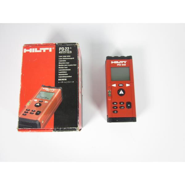 【中古】レーザー距離計　PD22　ヒルティ　レーザーメーター HILTI 【測定範囲】0.1〜100...