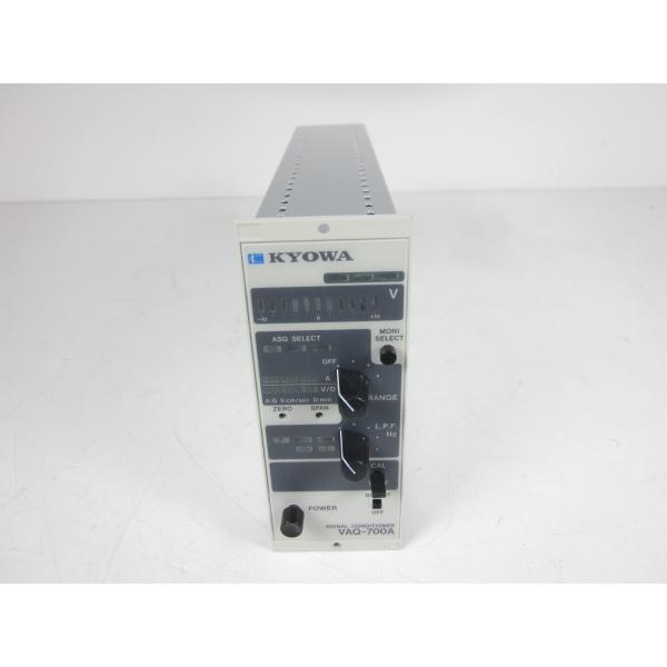 【中古】サーボ型加速度変換器専用コンディショナ　VAQ-700A　共和電業 KYOWA　ASQ-CA...