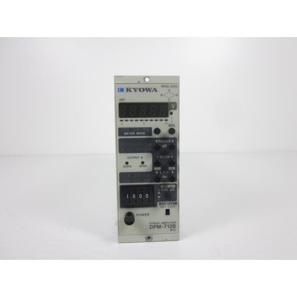 【中古】動ひずみ計（ノイズ対策品）　ストレインアンプ　シグナルコンデイショナ DPM-712B　M2...