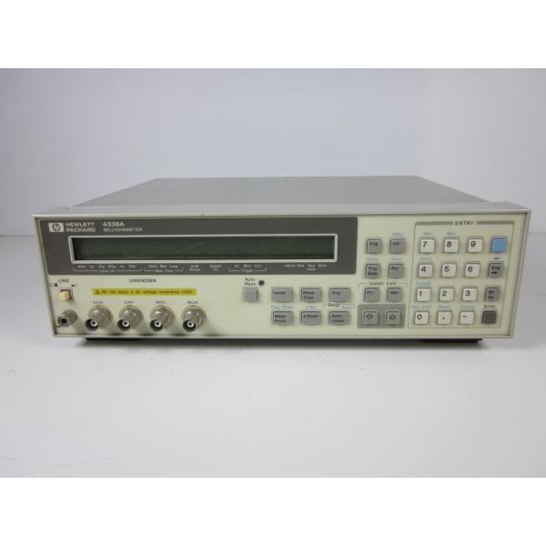 【動作保証/即納】【中古】ミリオームメータ　抵抗計　4338A　HP 【測定範囲】10μΩ〜100k...