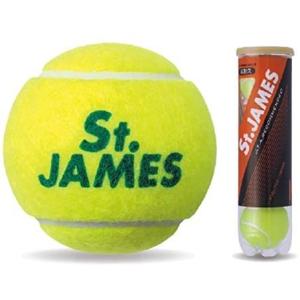 DUNLOP(ダンロップ) 硬式テニス ボール St [ セント・ジェームス ] DUNLOP(ダンロップ) 硬式 テニス  4個入りボトル｜tetetete-shop