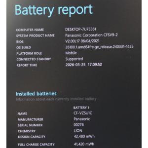 ノートパソコン 中古 Panasonic Le...の詳細画像3