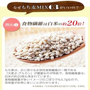 贅沢穀類 もち麦 MIX63 (500g×2)...の詳細画像3