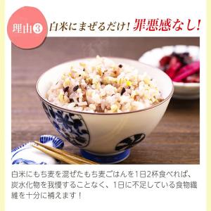 贅沢穀類 もち麦 MIX63 (500g×2)...の詳細画像5