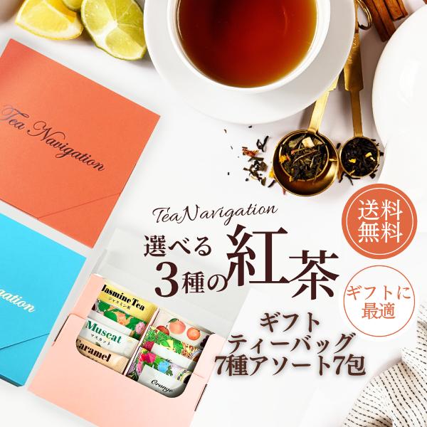 TEA NAVIGATION 紅茶 ギフト ティーバッグ 7種アソート7包 【フルーツティーセット】...