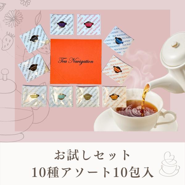TEA NAVIGATION 紅茶 ティーバッグ お試しセット 10種アソート10包入 入学祝い 春...
