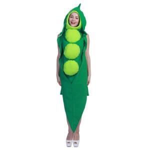 野菜 コスプレ 面白い ハロウィン エンドウ豆 着ぐるみ おもしろ コスチューム 豆 マメ 衣装 おもしろい 仮装