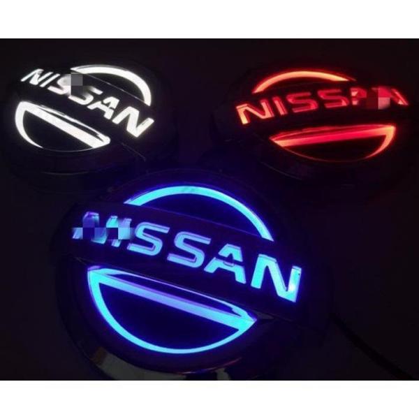 NISSAN 日産 5D LEDエンブレム 交換式 11.7*10.0cm 10.6*9.02cm ...