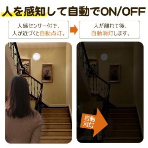 シーリングライト led センサーライト 人感...の詳細画像4
