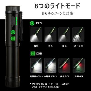 懐中電灯 led ペンライト 強力 小型 高輝...の詳細画像2