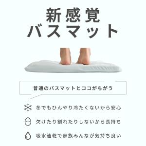 テイジン 珪藻土バスマット ソフト 洗える カ...の詳細画像3