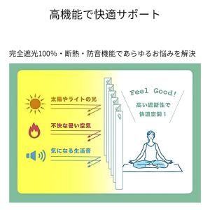 のれん 間仕切りカーテン 暖簾 完全 遮光 断...の詳細画像4