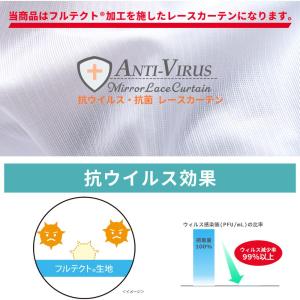 【在庫処分】レースカーテン 抗ウイルス 抗菌 ...の詳細画像3