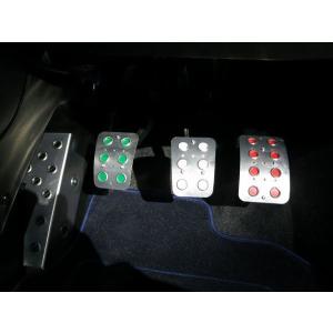 アバルト（ABARTH） アバルト純正500/595AT用アルミブレーキペダル