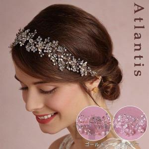 小枝カチューシャ 小枝アクセサリー　小枝ヘッドピース　ウェディング ヘッドドレス カチューム シルバ...