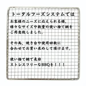 TFS 使い捨て焼き網 角網 長方形型 280...の詳細画像3