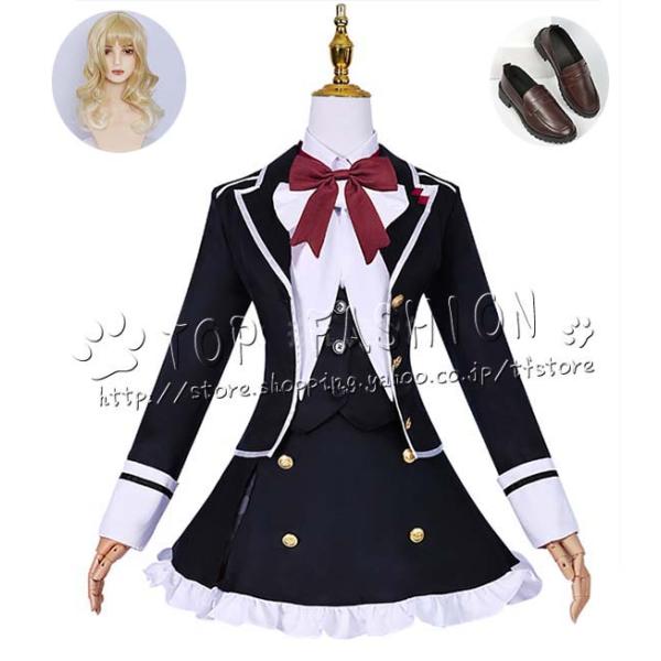 ディアボリックラヴァーズ DIABOLIK LOVERS 小森ユイ こもり コスプレ衣装 ウィッグ ...