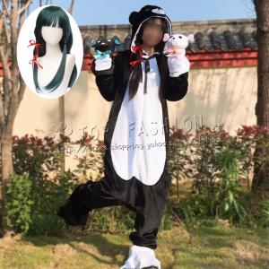 くまクマ熊ベアー 風 優奈 ユナ パジャマ着 コスプレ衣装 cosplay 仮装 ウィッグ追加可能 日常服 イベント クリスマス ハロウィン ステージ