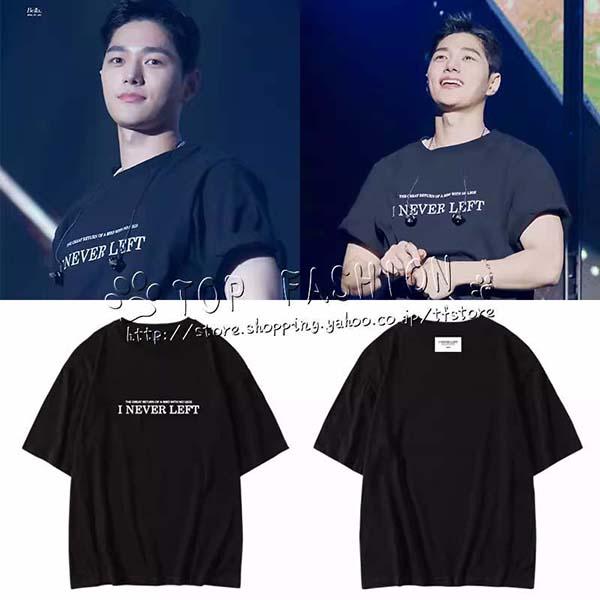 INFINITE 韓流グッズ エル L 周辺 I NEVER LEFT 半袖 Tシャツ 春夏 コート...