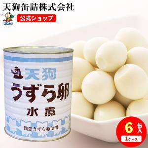 天狗缶詰 鶏卵 水煮 缶詰 6缶セット M 1号缶 缶詰セット 国産 業務用