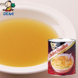 チキンブイヨン 缶詰 1号缶 2900g (天狗缶詰 業務用 食品)の商品画像