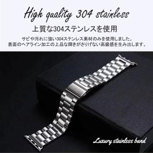 アップルウォッチ バンド ステンレス シリーズ...の詳細画像4