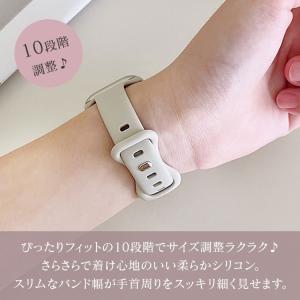 アップルウォッチ 11 10 バンド シリコン...の詳細画像2