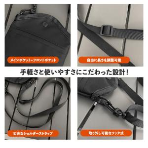 サコッシュ バッグ メンズ レディース 斜めが...の詳細画像4