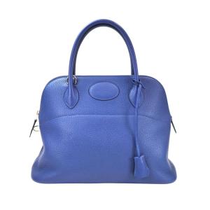 HERMES エルメス ボリード31 ブルーブ...の詳細画像1