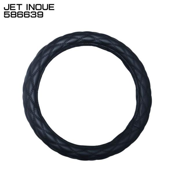 ジェットイノウエ JET INOUE 586639 ハンドルカバー ブラックつやなし モコモコ スタ...