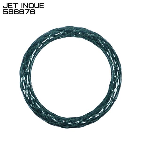 ジェットイノウエ JET INOUE 586676 ハンドルカバー グリーン モコモコ メタリックシ...