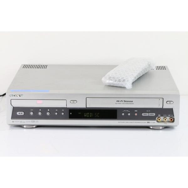 SONY VHSビデオデッキ／DVDプレーヤー ダブルデッキ SLV-D33V　【中古品】