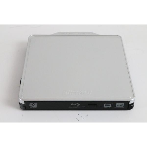 BUFFALO BDXL対応 USB2.0用ポータブルBlu-rayドライブ Wケーブル収納タイプ ...