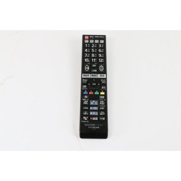 日立 純正テレビ用リモコン C-RT1【部品番号：P42-XP05-013】　【中古品】