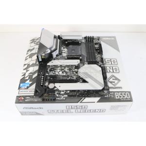 ASRock AMD Ryzen 3000シリーズ(Soket AM4)対応 B550チップセット搭載 ATX マザーボード B550 Steel Legend　【中古美品】