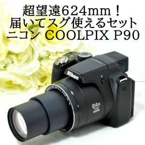 ニコン Nikon COOLPIX P90 SDカード付き コンパクトデジタルカメラ 中古｜thanks-life-store