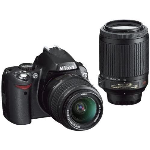 ニコン Nikon D40x ダブルズームキット SDカード付き デジタル一眼レフ カメラ 中古