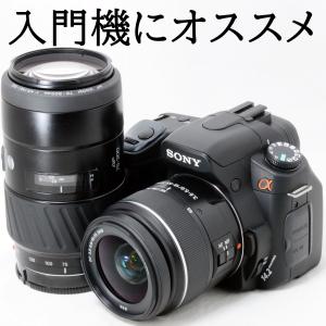 ソニー デジタル一眼レフカメラ SONY α350 18-55mm 75-300mm ダブルズームキット 可動式液晶 ボディ内手振れ補正 初心者 おすすめ 中古 爆買