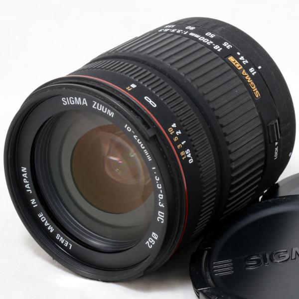 ★美品★シグマ 望遠ズームレンズ SIGMA 18-200mm F3.5-6.3 DC キヤノン用 ...
