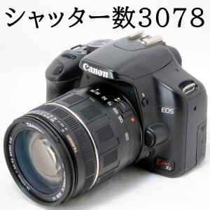 EOS キヤノン デジタル一眼 CANON Kiss X50 レッド レンズキット 中古