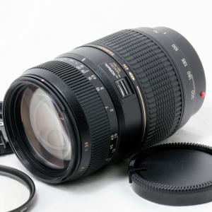 タムロン 望遠ズームレンズ TAMRON AF 70-300mm F4-5.6 Di LD TELE-MACRO 1:2 ソニー・ミノルタ Aマウント用 A17 レンズプロテクター付き 初心者 おすすめ 中古