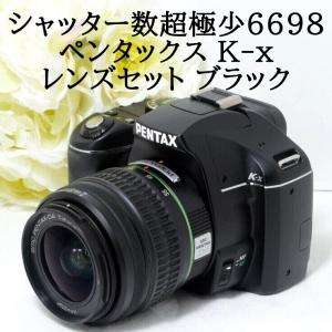 ペンタックス PENTAX K-x レンズキット SDカード付き ブラック デジタル一眼レフカメラ